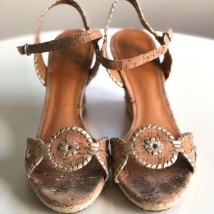 Jack Rogers Clare Rope Wedge Sandal Cork